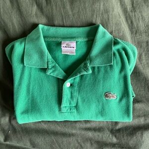 Lacoste Vibrant Green Cotton Polo